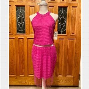Cache dress cocktail/formal dress Elegant Fuchsia  Evening Dress. Size 4. NWT.